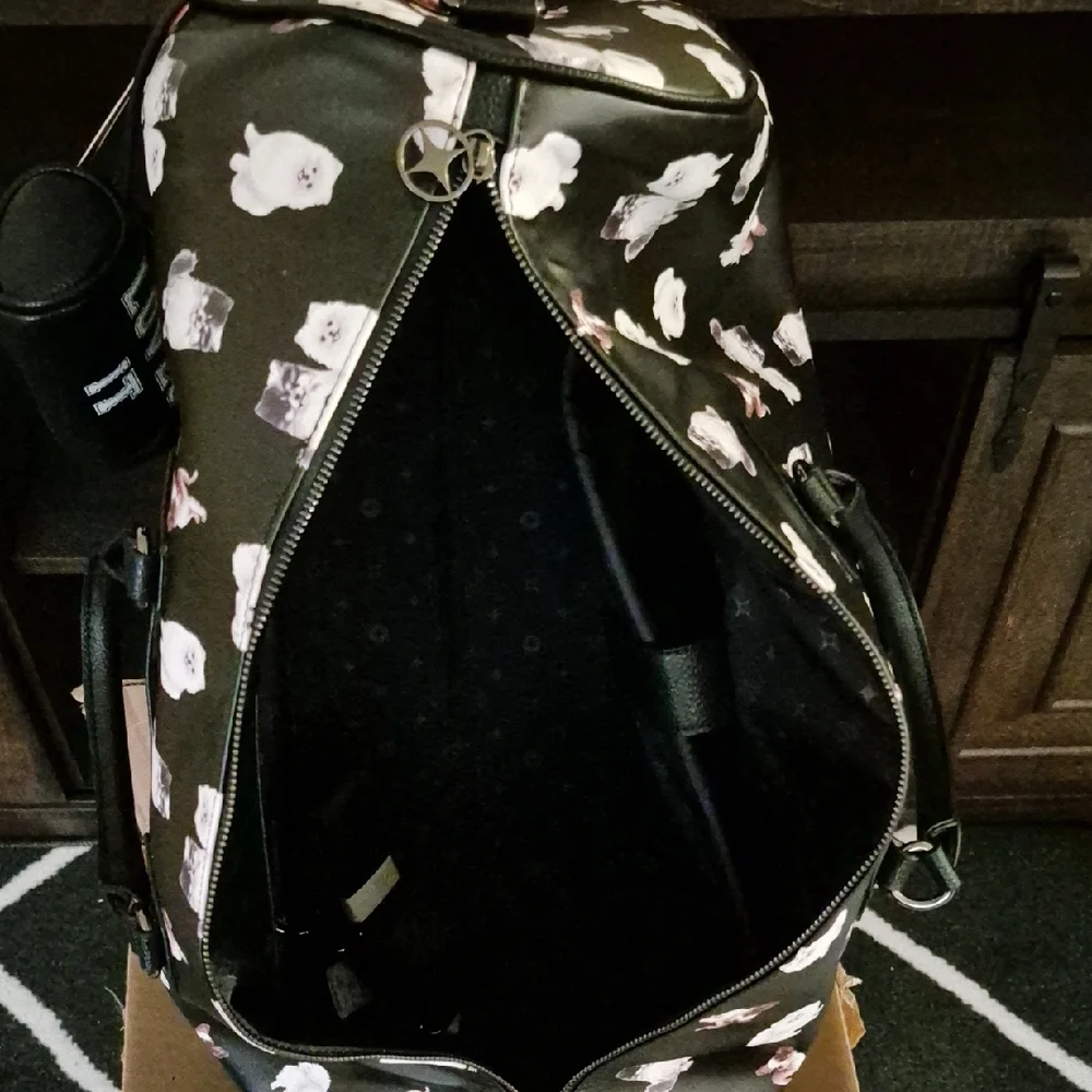 Loves Black and White Dog Carrier